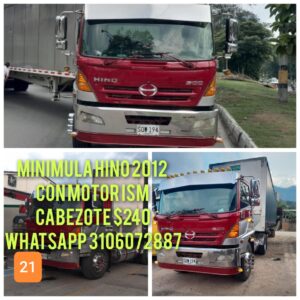 Patineta Hino 500 2012 CABEZOTE