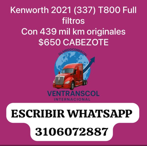 KENWORTH T800 2021 FULL FILTROS CABEZOTE - Image 4